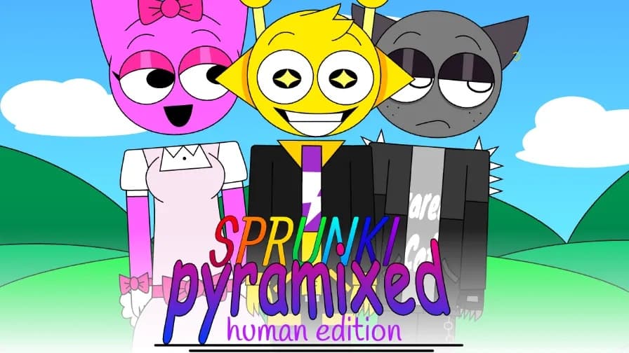 Sprunki Pyamixed Edição Humana